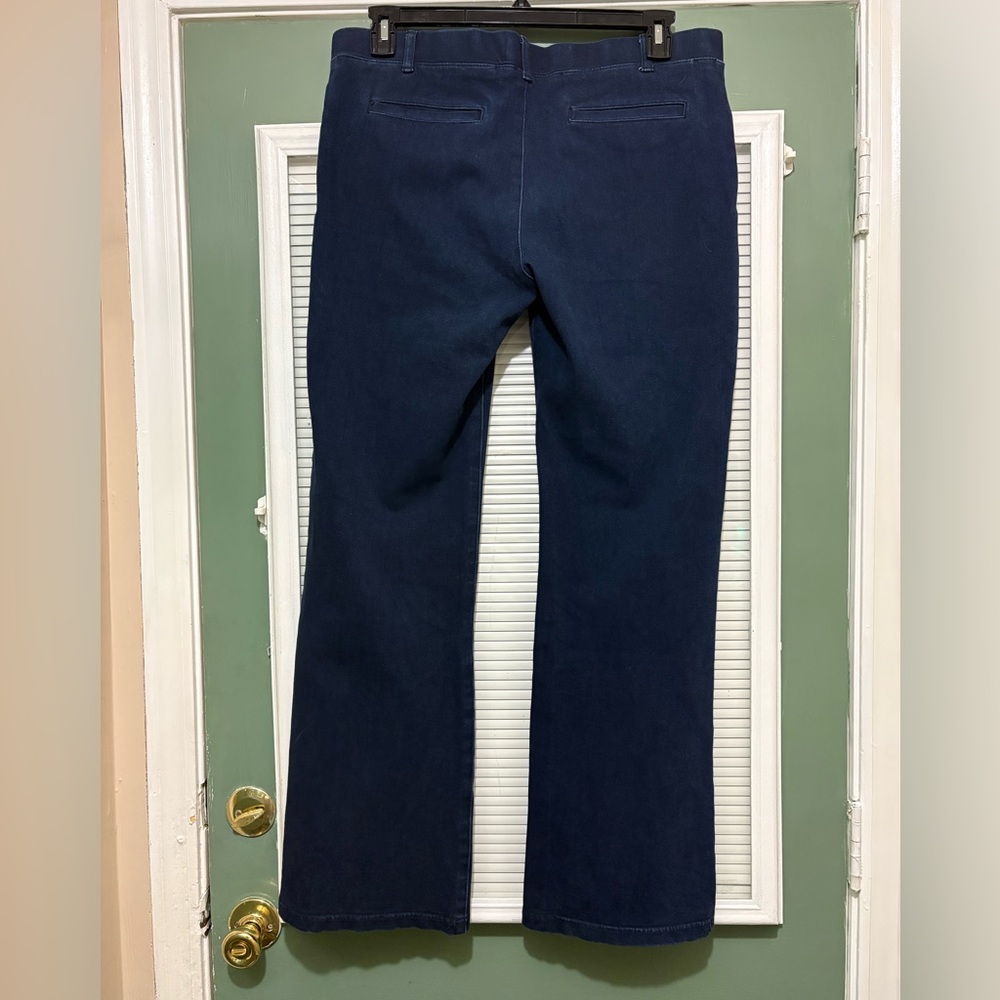 Betabrand Womens X-Large Yoga Pant Denim Bootcut Pull On Jean 36 x 31 - Picture 6 of 6